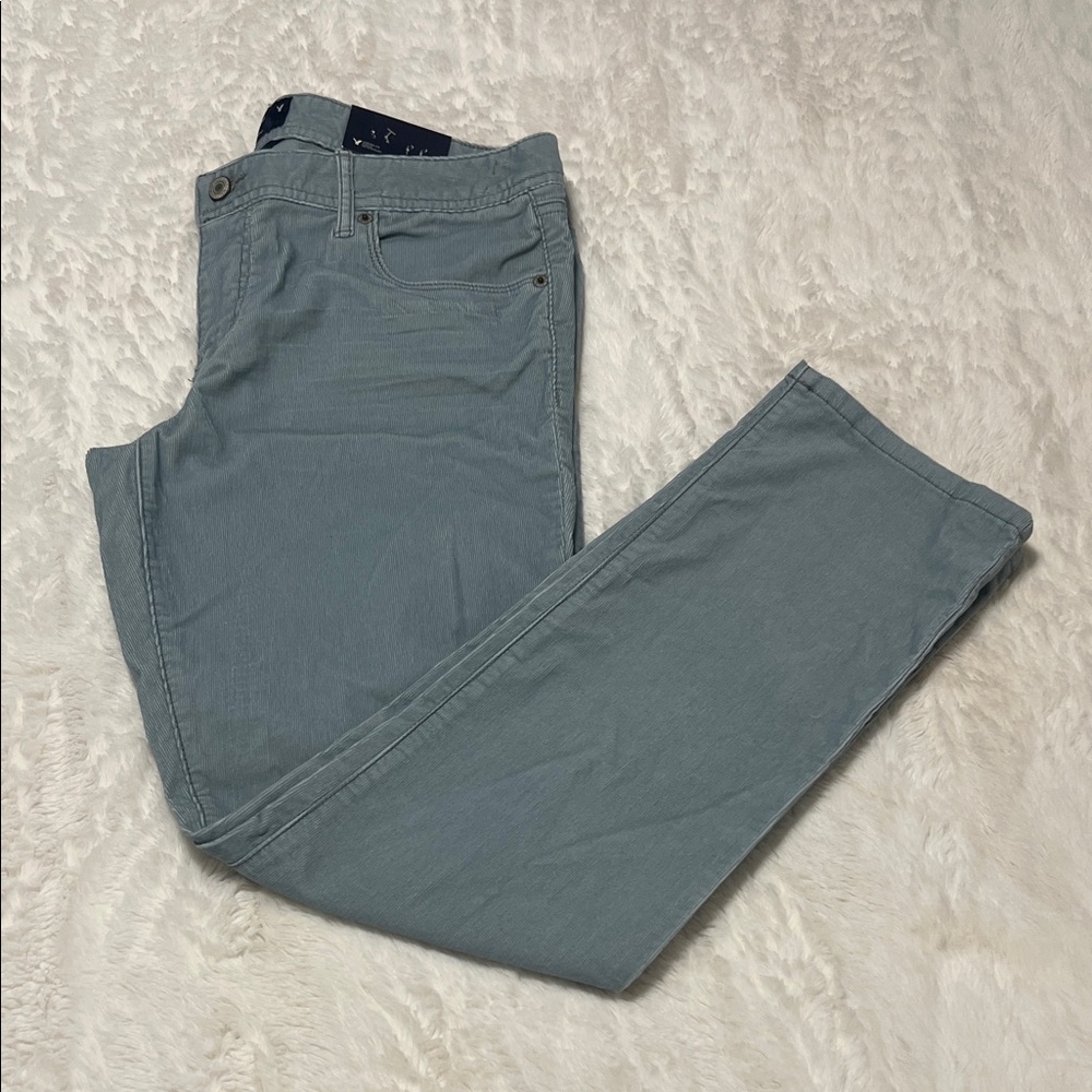 American Eagle Outfitters Light Blue Corduroy Pants